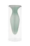 Double Layer Transparent Glass Vase 3 pcs/set