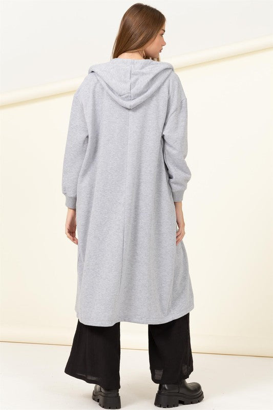 Bliss French Terry Hooded Coat
