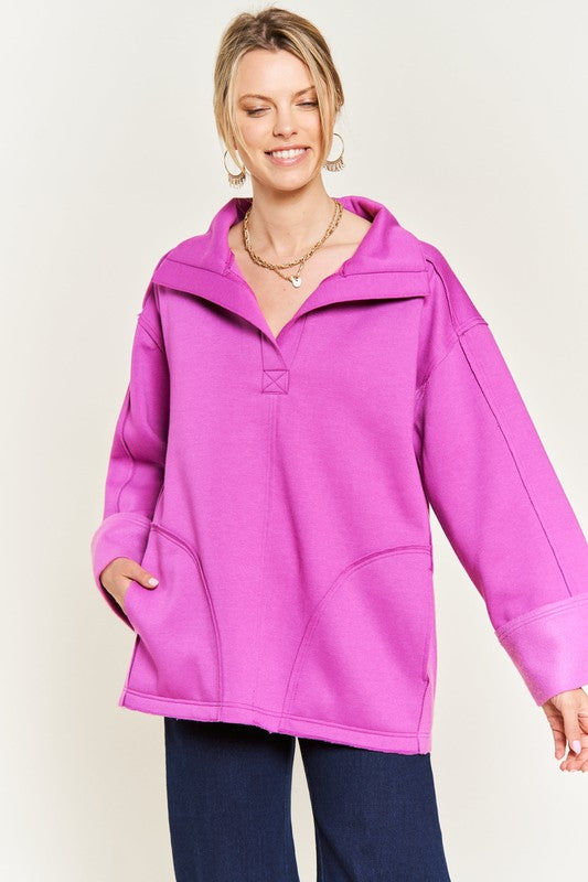Oversized Knit Top