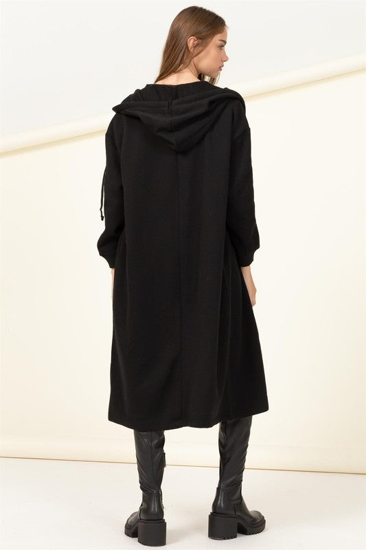 Bliss French Terry Hooded Coat