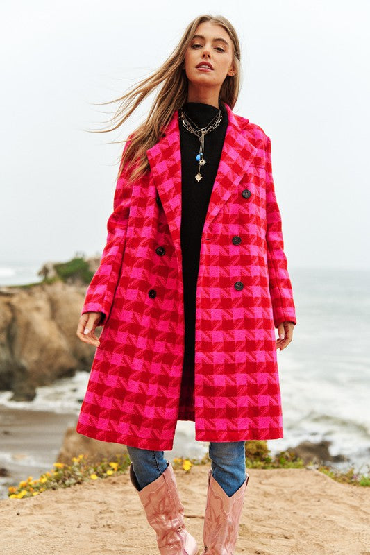 Double Button Coat Jacket