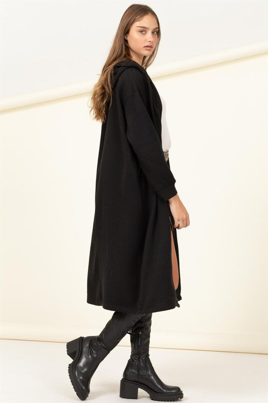 Bliss French Terry Hooded Coat