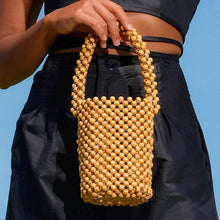  Alila Wooden Beads Bucket Bag