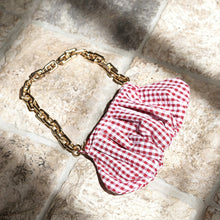  Awan Ruffle Bag in Red Gingham