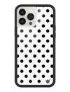 Polka Dot | White and Black iPhone Case