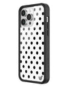 Polka Dot | White and Black iPhone Case