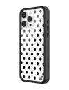 Polka Dot | White and Black iPhone Case