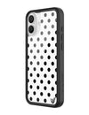 Polka Dot | White and Black iPhone Case