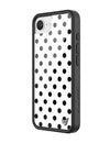 Polka Dot | White and Black iPhone Case