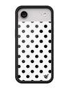 Polka Dot | White and Black iPhone Case
