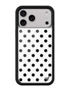 Polka Dot | White and Black iPhone Case