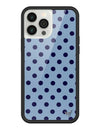 Polka Dot | Blue and Navy Blue iPhone Case