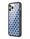 Polka Dot | Blue and Navy Blue iPhone Case