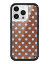 Polka Dot | Brown and Blue iPhone Case