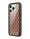 Polka Dot | Brown and Blue iPhone Case