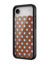 Polka Dot | Brown and Blue iPhone Case