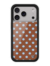 Polka Dot | Brown and Blue iPhone Case