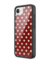Polka Dot | Burgundy and Cream iPhone Case
