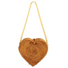 Cinta Atta Rattan Shoulder Bag In Natural Brown