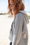Janis Joplin Cropped Hoodie