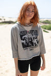 Janis Joplin Cropped Hoodie