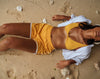 Girl Seaside Runner Recycled Shorts in Sunflower Yellow