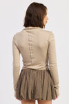 Eliza Mock Neck Top
