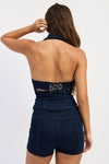 Violette Vest Top
