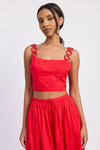 Poppy Crop Top