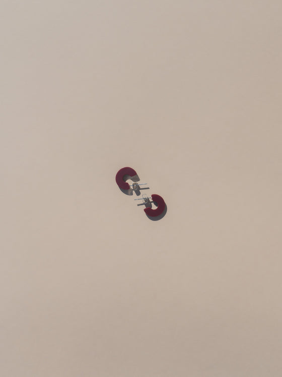 Mali Hoops- Maraschino Cherry