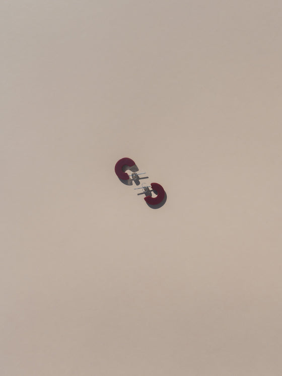 Mali Hoops- Maraschino Cherry