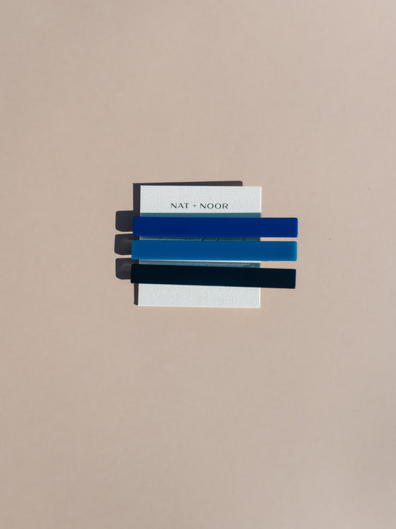 Evie Hair clips - Blue Tones