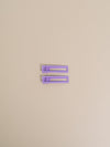 Lu Lu Hair Clips - Lilac