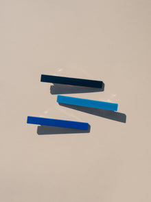  Evie Hair clips - Blue Tones