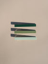 Evie Hair Clips - Green Tones