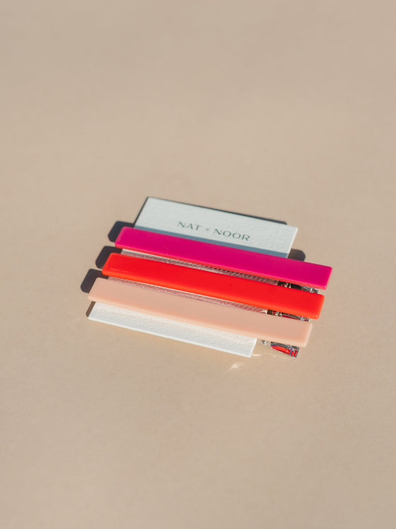 Evie Hair Clips - Pink Tones