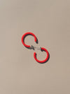 Alba Hoops - Cherry Red