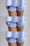 Bow Knot Pajamas - Light Blue