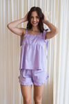 Bow Knot Pajamas - Lilac