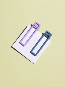  Lu Lu Hair Clips - Lilac + Blue