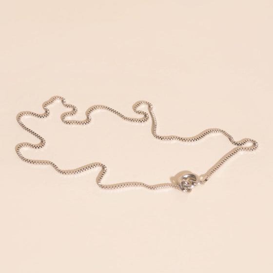 Dainty Box Chain Necklace (20")