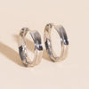 Bangle Rounded Huggie Hoop Earrings