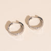 Bangle Rounded Huggie Hoop Earrings