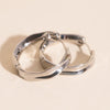 Bangle Rounded Huggie Hoop Earrings