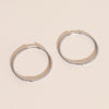 Lasso Rope Rounded Huggie Hoop Earrings