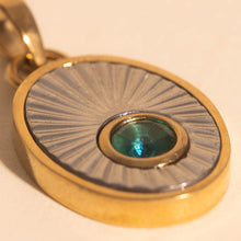  March Birthstone Necklace Charm