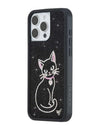 Rhinestone | Black Cat iPhone Case