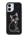 Rhinestone | Black Cat iPhone Case