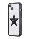 Rhinestone Star | White and Black iPhone Case