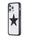 Rhinestone Star | White and Black iPhone Case